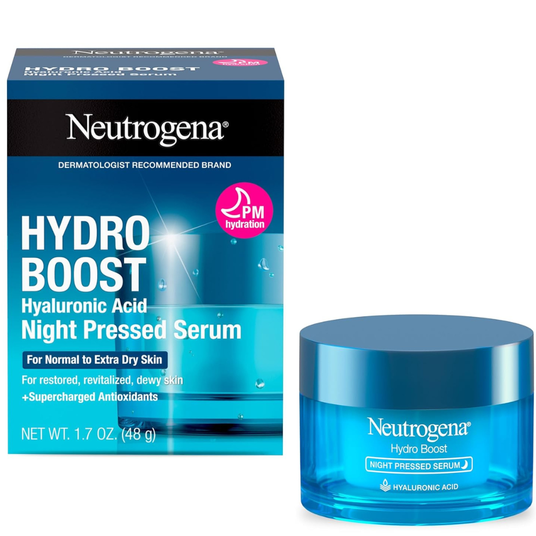 1.7-Oz Neutrogena Hydro Boost Hyaluronic Acid Night Pressed Serum