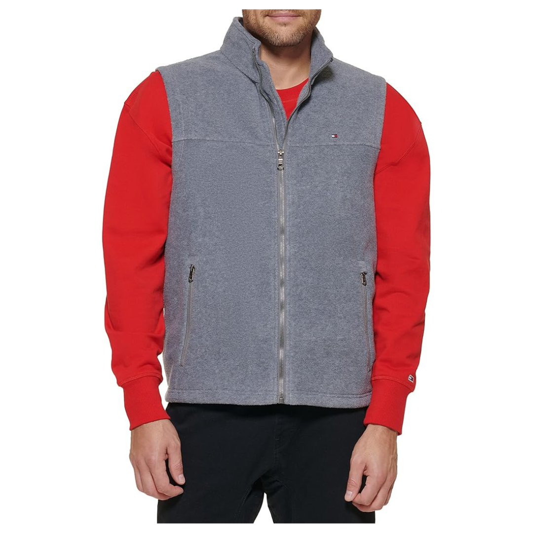 Tommy Hilfiger Mens Lightweight Polar Fleece Vest