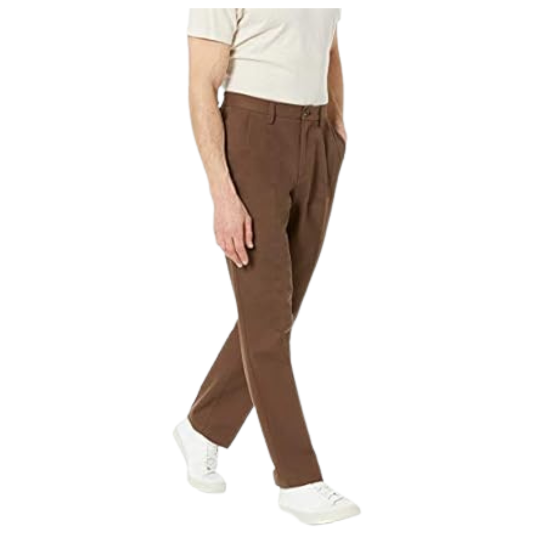 Amazon Essentials Men's Classic-Fit Pleated Chino Pant