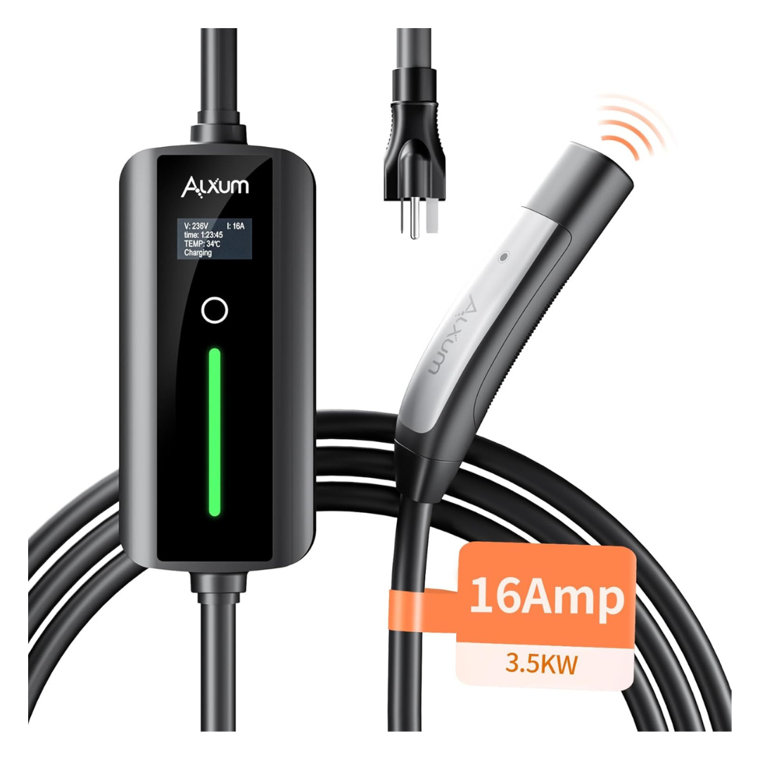 Alxum Tesla Level 2 16A 240V Home Charger With 16.4ft Cable