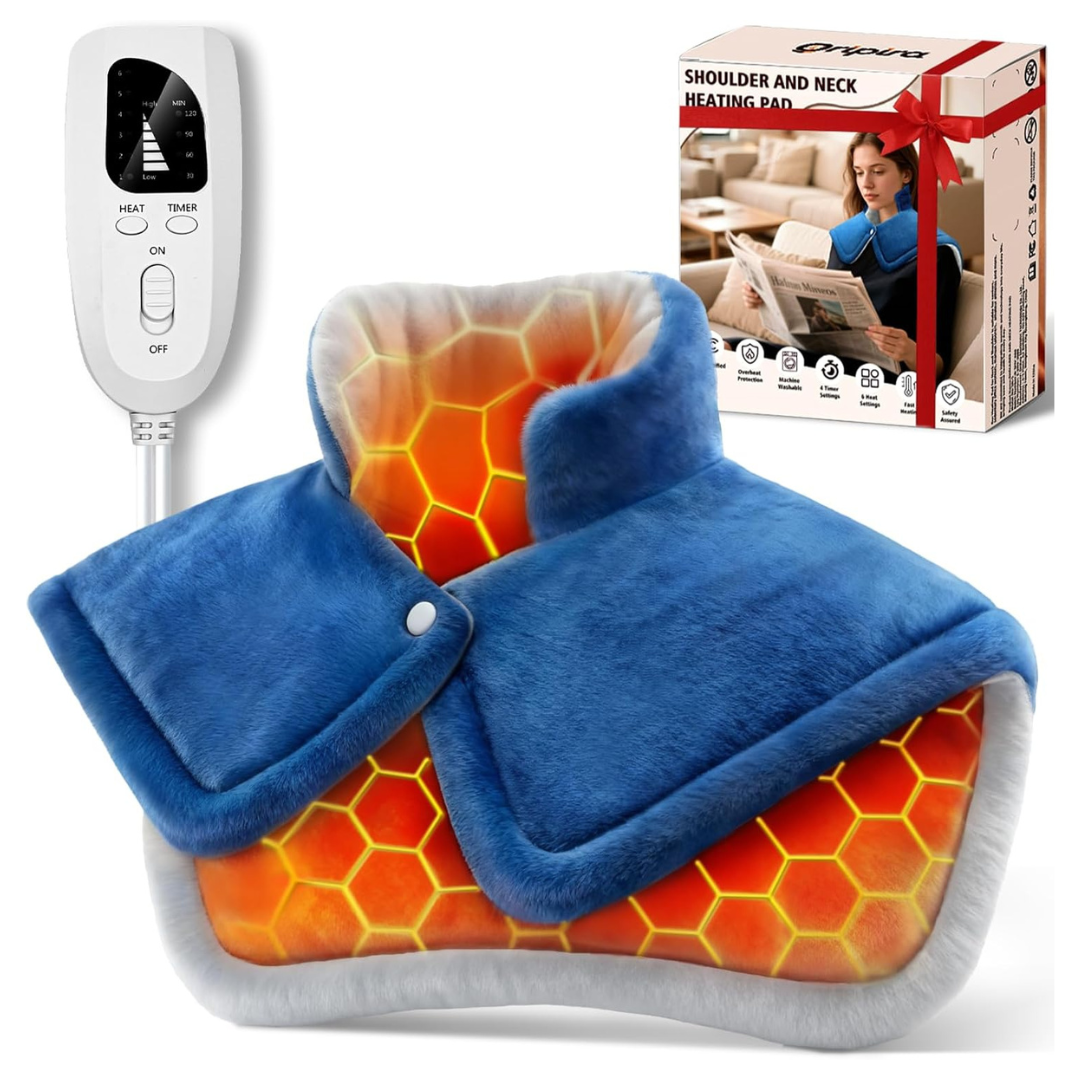 Weighted Electric Heating Pads For Neck, Shoulders & Back