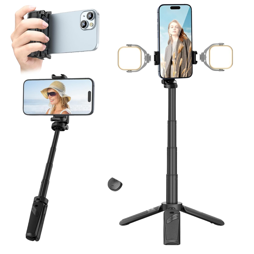 Mini Foldable Tripod Selfie Stick With Remote