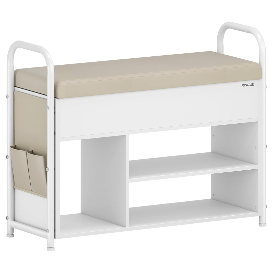 31.7" Vasagle Shoe Bench Rack With Storage
