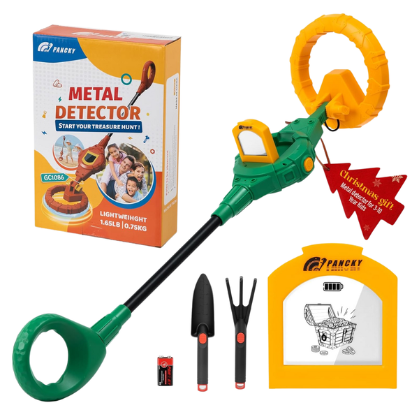 PANCKY Waterproof Kids Metal Detector Kit With LCD Display