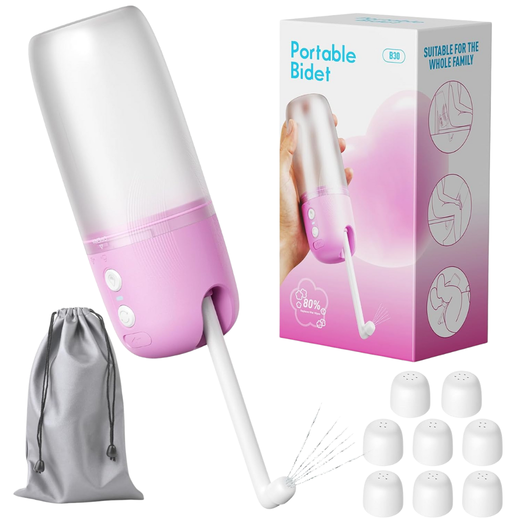 Portable Bidet 3 Pressure Modes Electric Toilet Sprayer