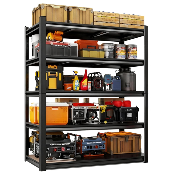 2750 Lbs 5 Tier 72" H Heavy Duty Garage Shelving Units