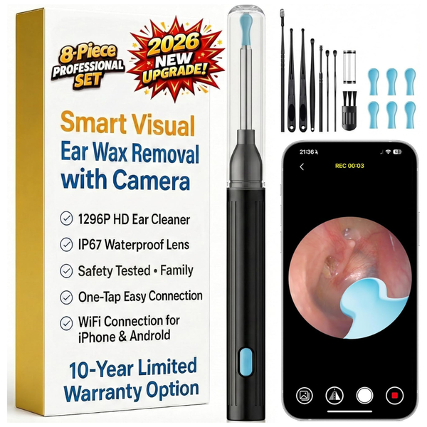 Bekhic Ear Wax Removal Tool With 8-Piece Ear Set