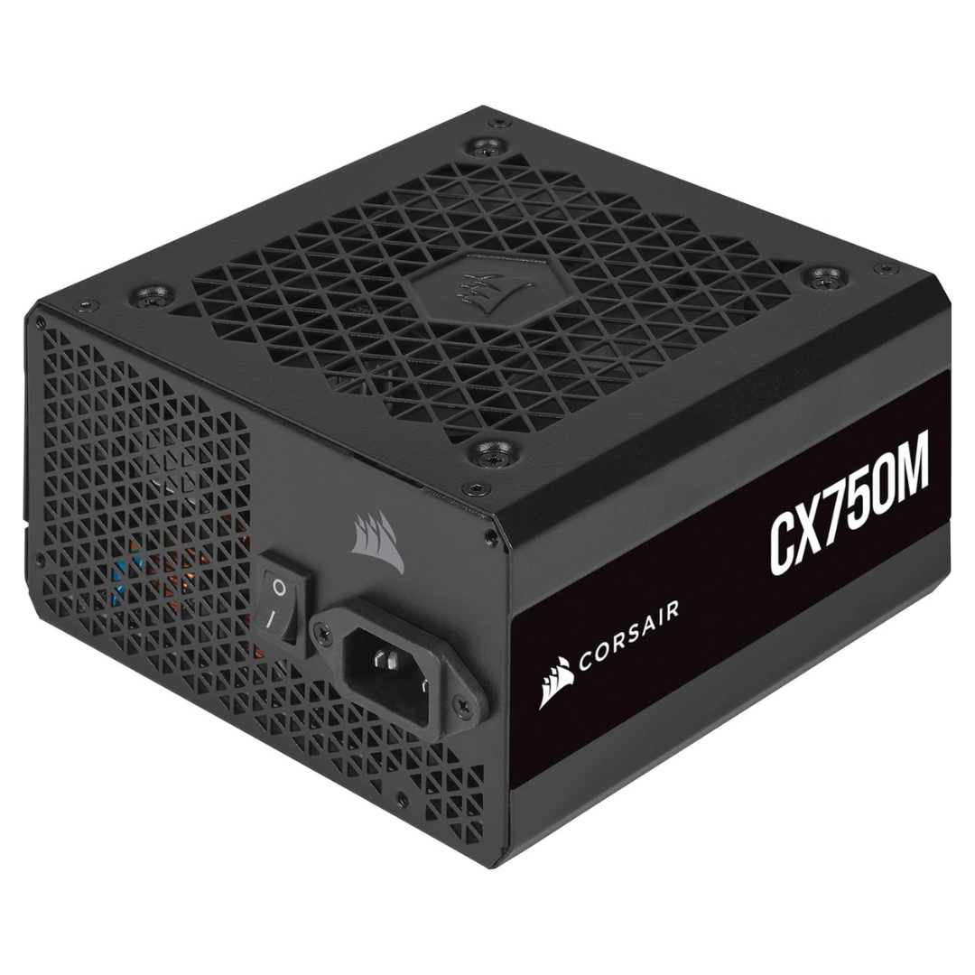 CORSAIR CX750M 750 Watt 80 Plus Bronze Semi Modular ATX Power Supply