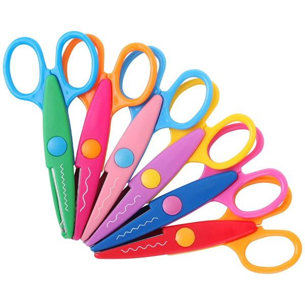 6-Pack Mr. Pen Zig Zag Scrapbooking Scissors