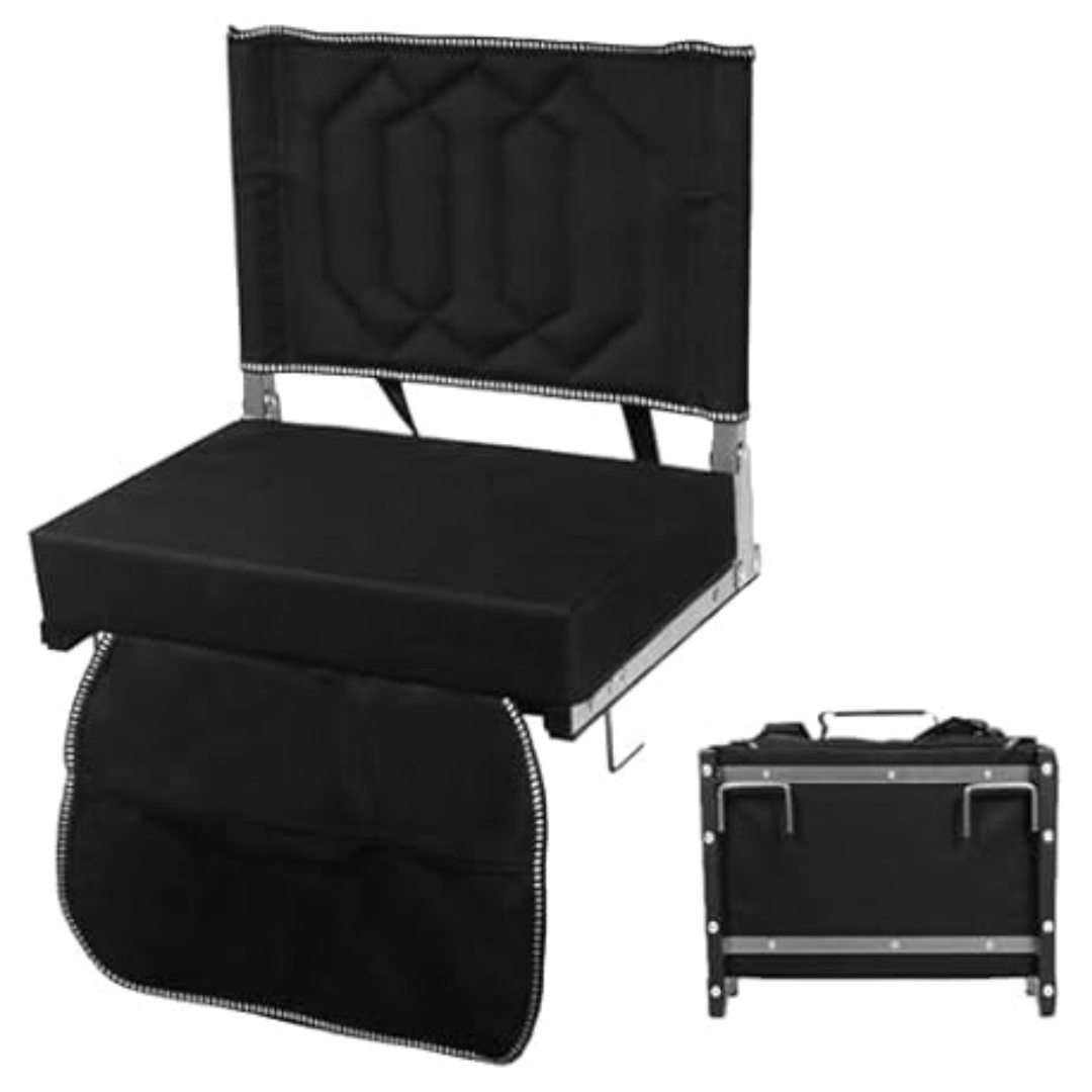 Sailary Portable Folding Stadium Chair with Back Support