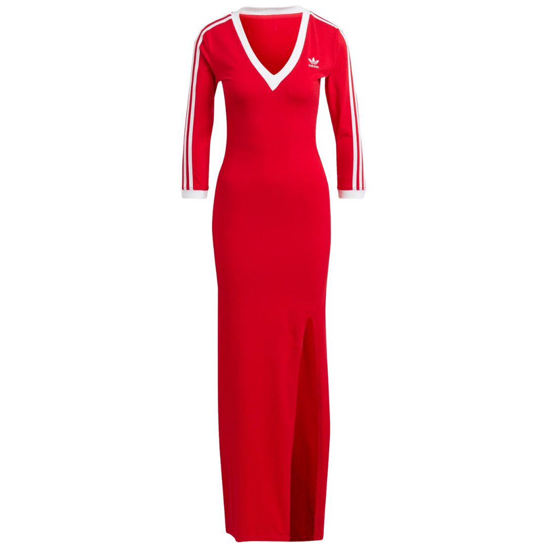 adidas Women's Adicolor Classics 3-Stripes Maxi Dress