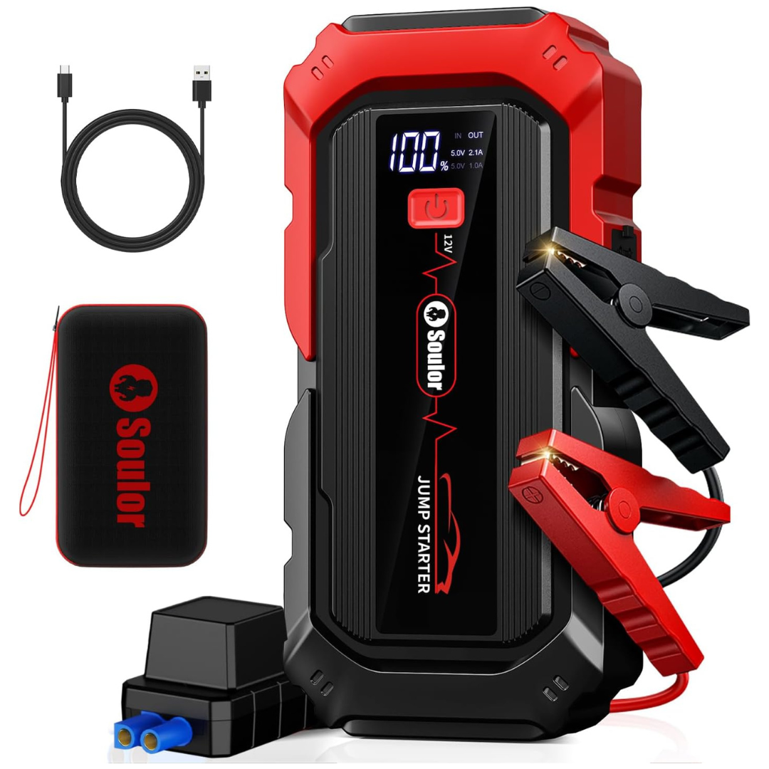 Portable 12V 5000A Car Battery Jump Starter