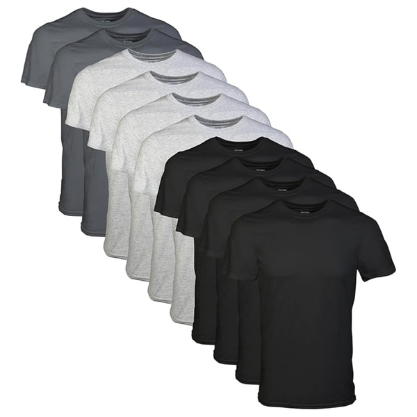 10-Pack Gildan Men's Crew T-Shirts