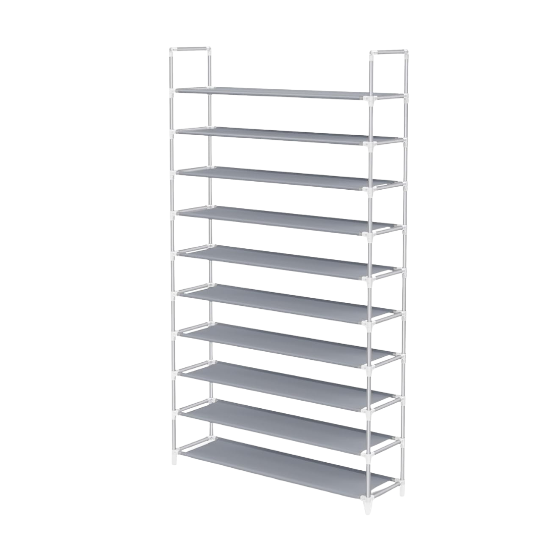 Songmics 10-Tier Non-Woven Fabric Shoe Storage Rack