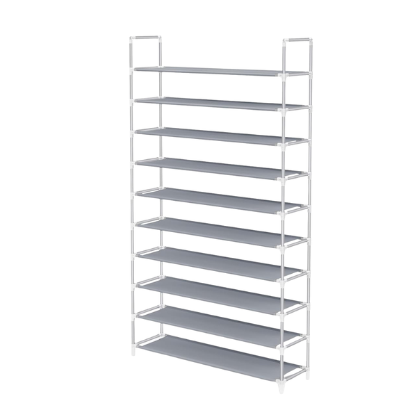 Songmics 10-Tier Non-Woven Fabric Shoe Storage Rack
