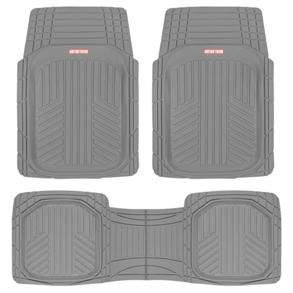 Motor Trend FlexToughXL Floor Mats For Cars Full Set