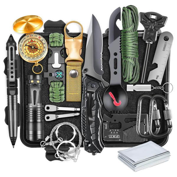 19-In-1 Survival Kit Emergency Gear Set