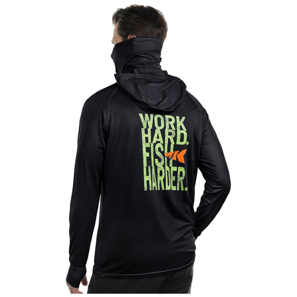 UPF 50 Sun Protection Hoodie With Built-In Neck Gaiter