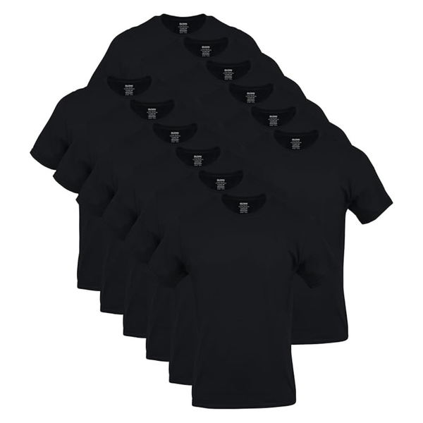 12-Pack Gildan Men's Crew T-Shirts