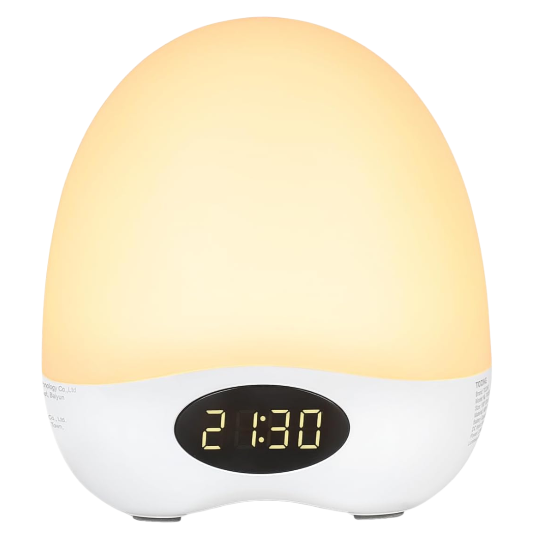 Portable Dimmable Egg Night Light With Timer & RGB Colors