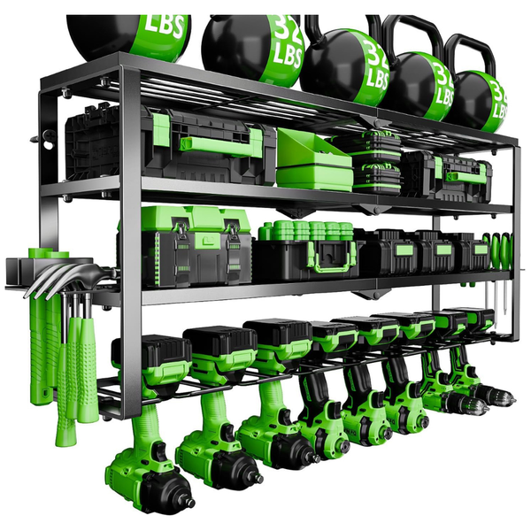 4-Tier 30" STYNGT Power Tool Organizer Wall Mount