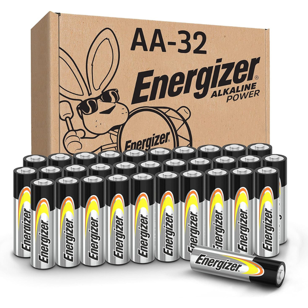 32-Count Energizer AA Alkaline Batteries