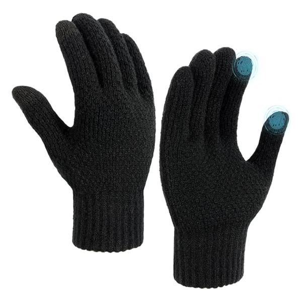 Touchscreen Women's Winter Gloves with Elastic Cuff
