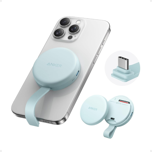 Anker Portable MagGo USB-C Adapter with Built-in Cable