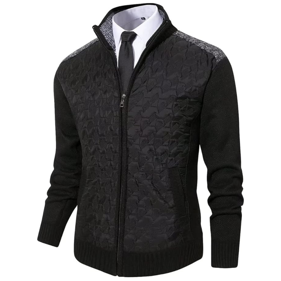 Men's Thick Slim-Fit Full-Zip Cardigan Knitted Sweater Jacket (Various)