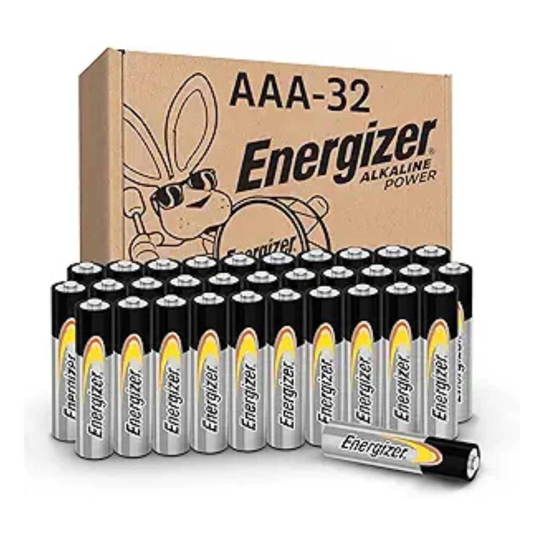 32-Count Energizer AAA Alkaline Batteries