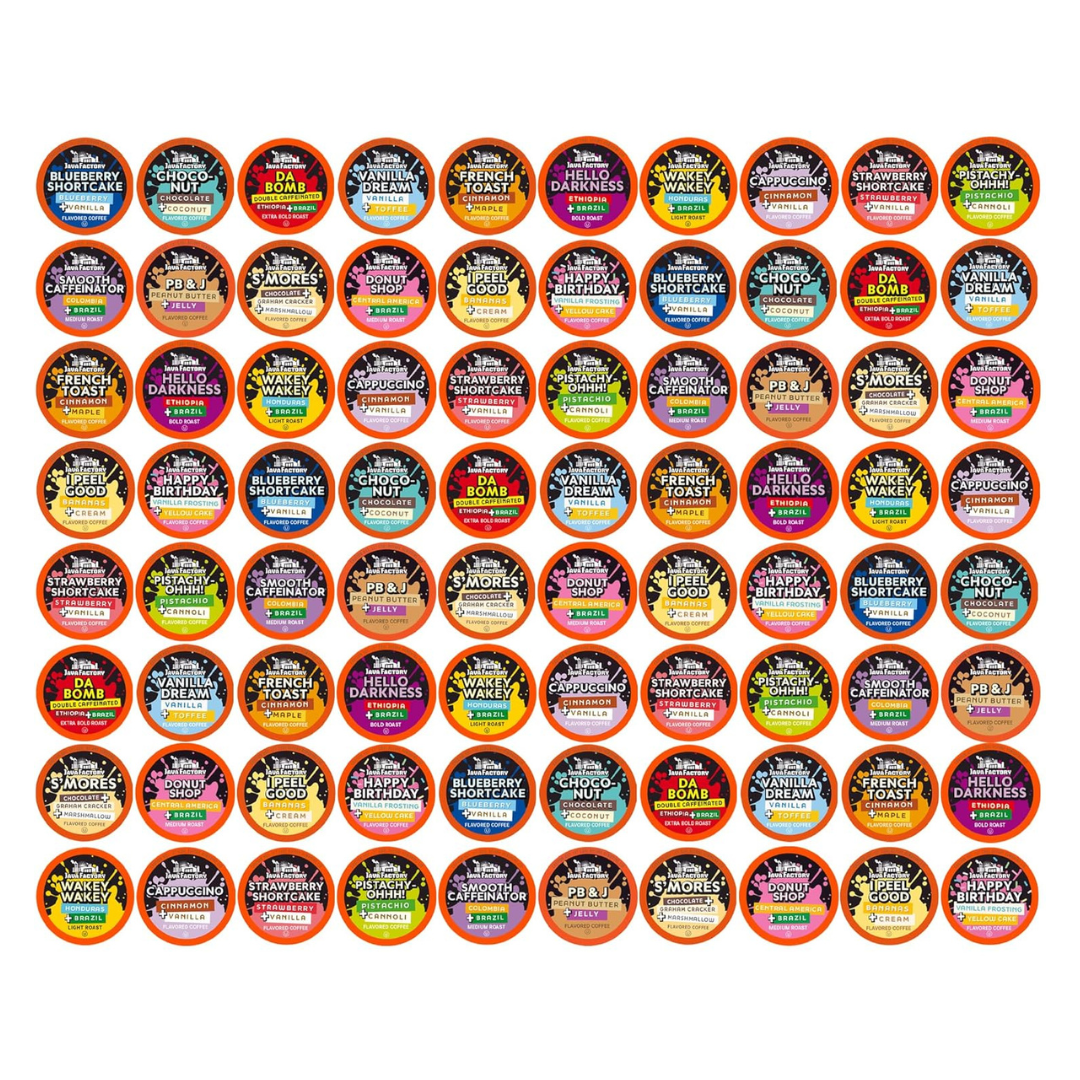 80-Count Java Factory Coffee Pods Assorted Variety Pack