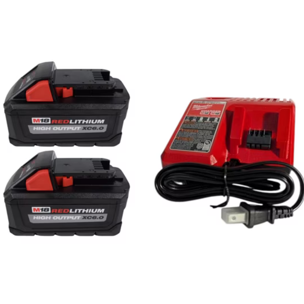 Milwaukee M18 Red Lithium High Output XC6.0 Battery Starter Kit