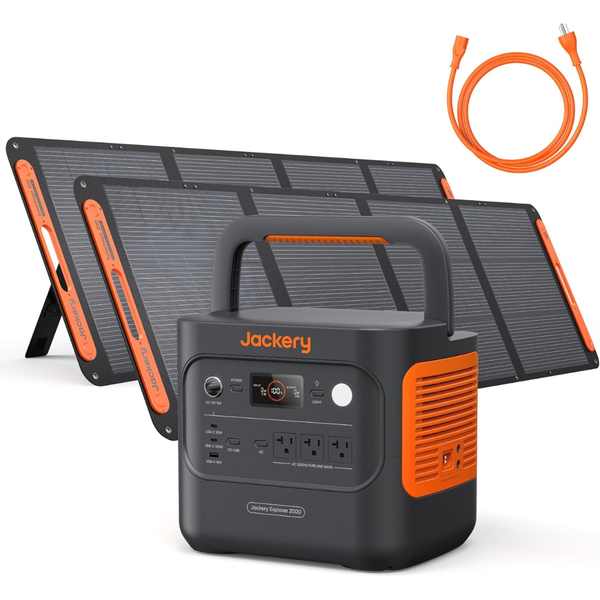 Jackery Explorer 2000 v2 2040Wh Portable Power Station Kit