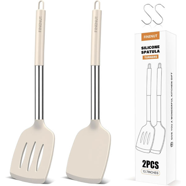 Set of 2 Scratch-Proof Silicone Spatula Set (Various)