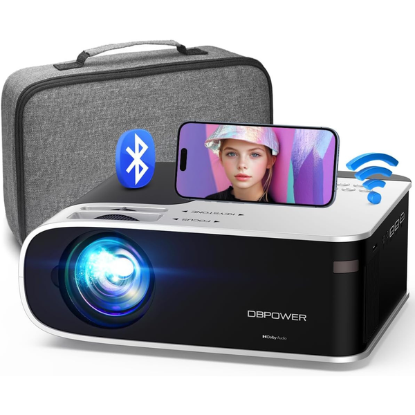 1080P Smart Projector with WiFi & Bluetooth