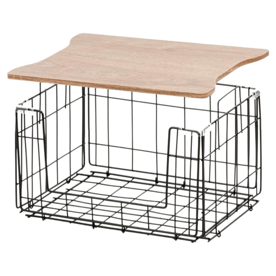 2-Pack IRIS USA Kitchen Wire Organizers And Storage Cabinet