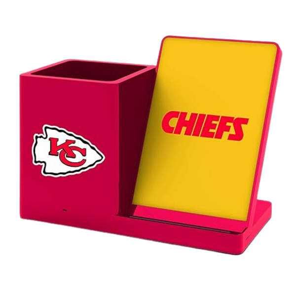 SOAR NFL Wireless Charger Stand And Desktop Organizer