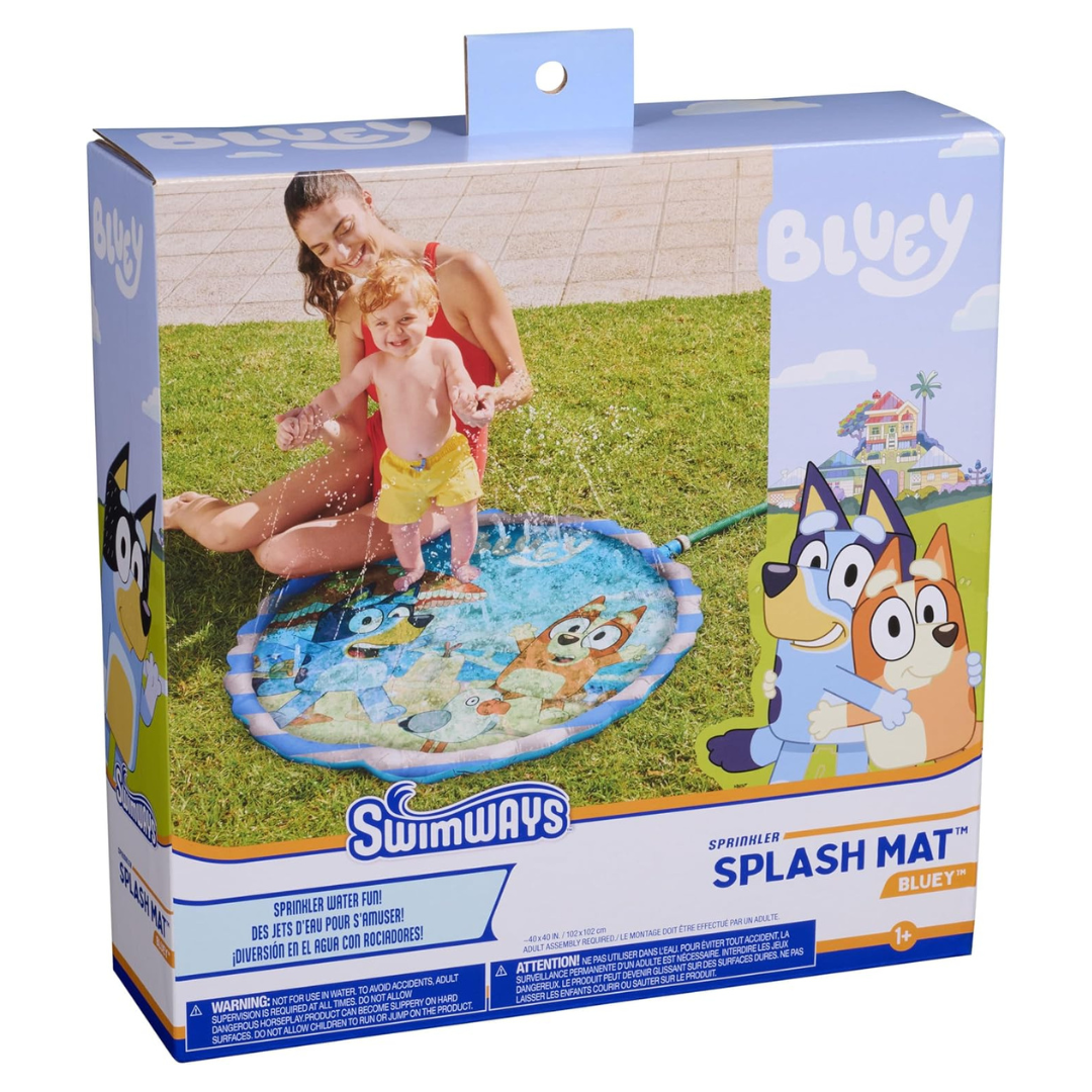 SwimWays Bluey Party Splash Mat And Water Toys