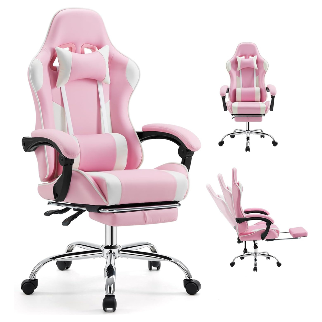 Ergonomic PU Leather Gaming Office Desk Chair