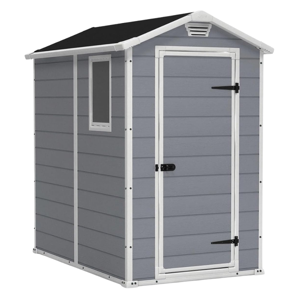 Keter Manor 4×6 Resin Outdoor Storage Shed Kit