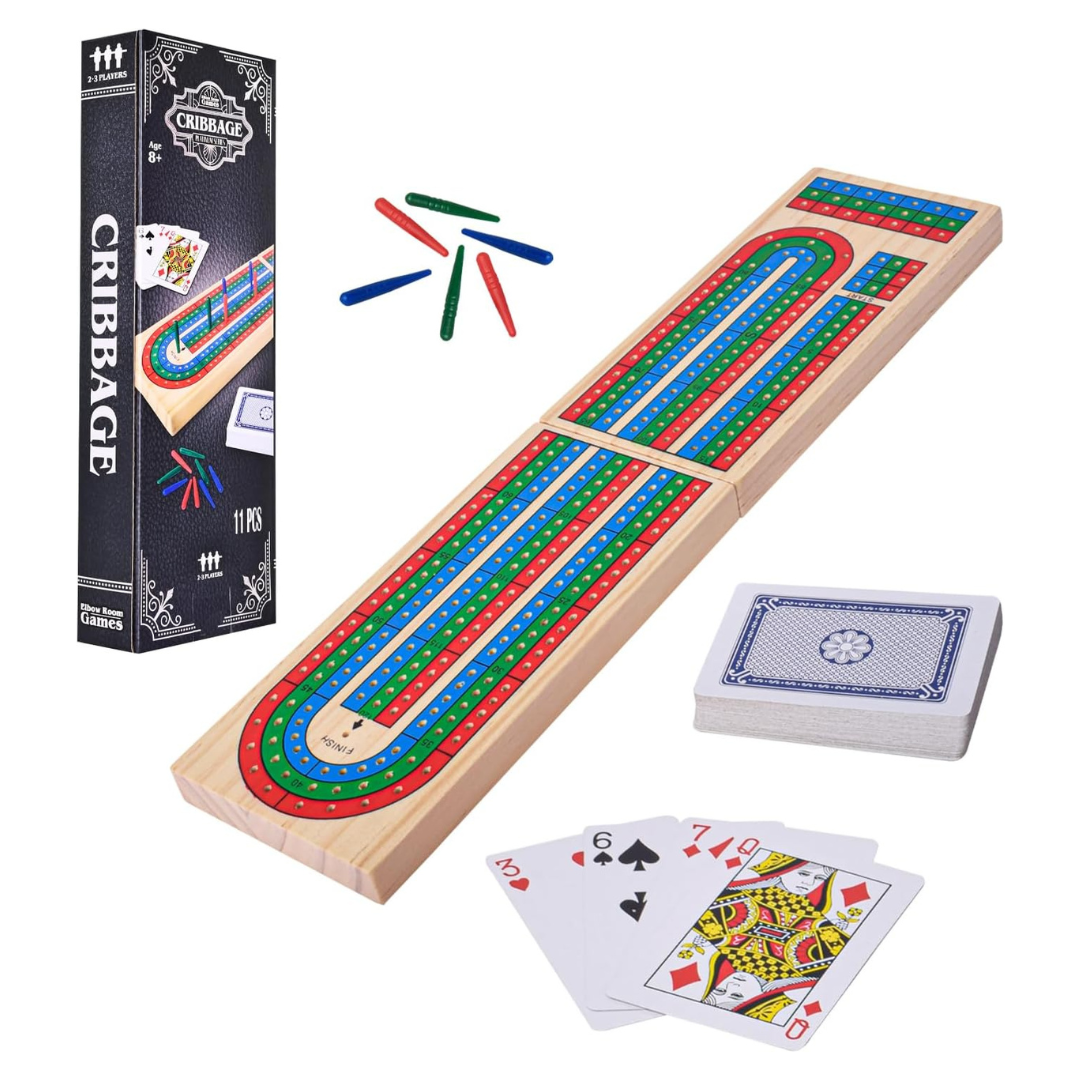 Sunny Days Entertainment Elbow Room Games Cribbage Set