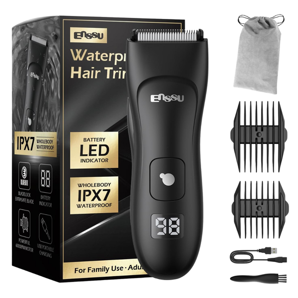 Electric Body Hair Trimmer With Skin-Safe Ceramic Blade (Various)