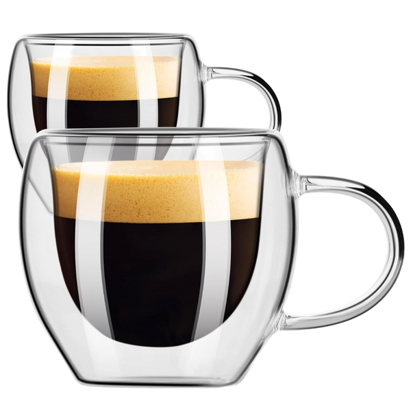 Double Walled Espresso Cups Set Of 2