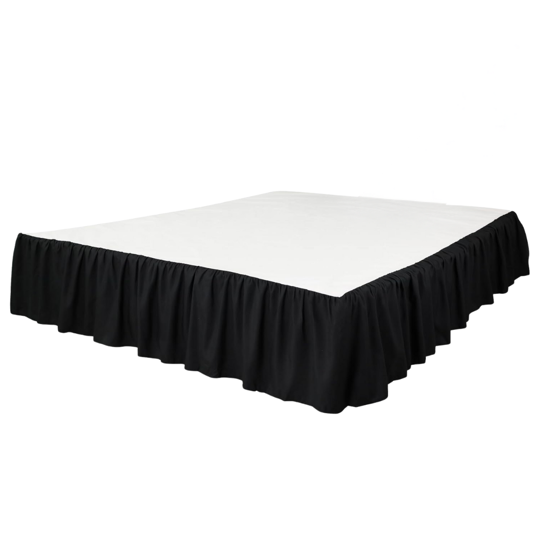 15 Inch Drop King Ruffle Easy Fit Bed Skirt