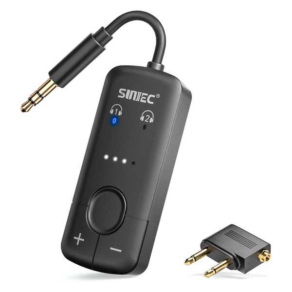 Sunitec Airplane Bluetooth Adapter With Aptx Adaptive