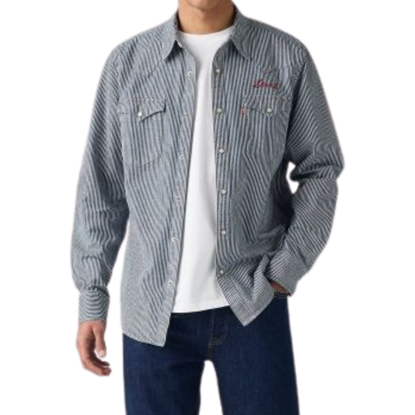 Levi's Men's Western Standard Fit Long Sleeve Button-Down Shirt