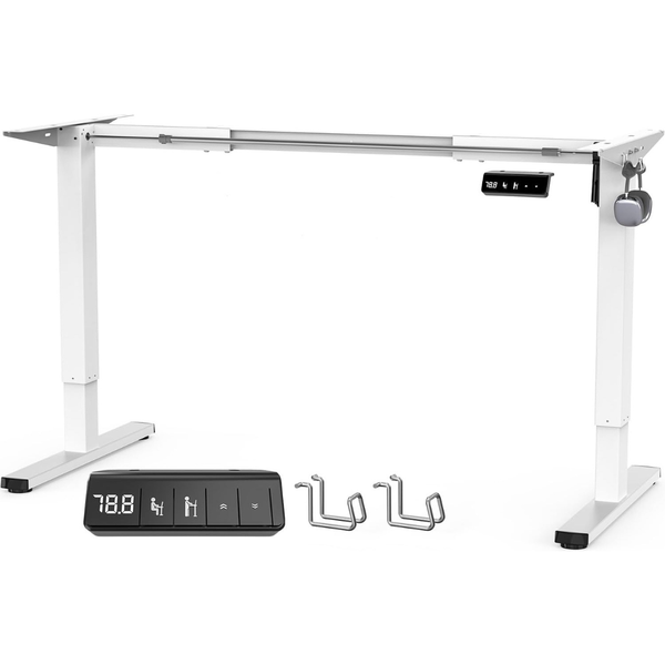 Xyndyx Electric Standing Desk Frame (White)