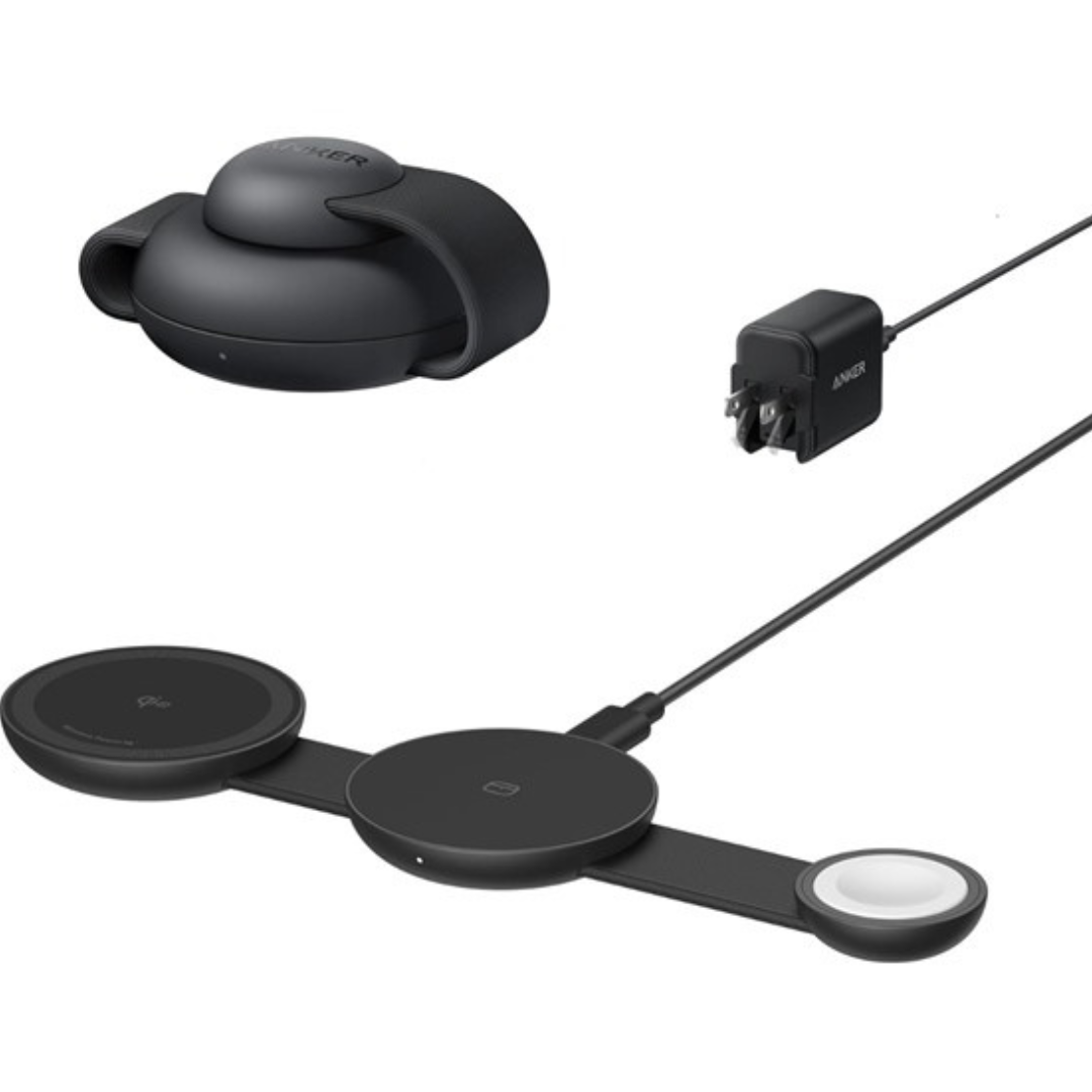 Anker 3-in-1 MagGo UFO 15W Qi2 Certified Wireless Charging Pad