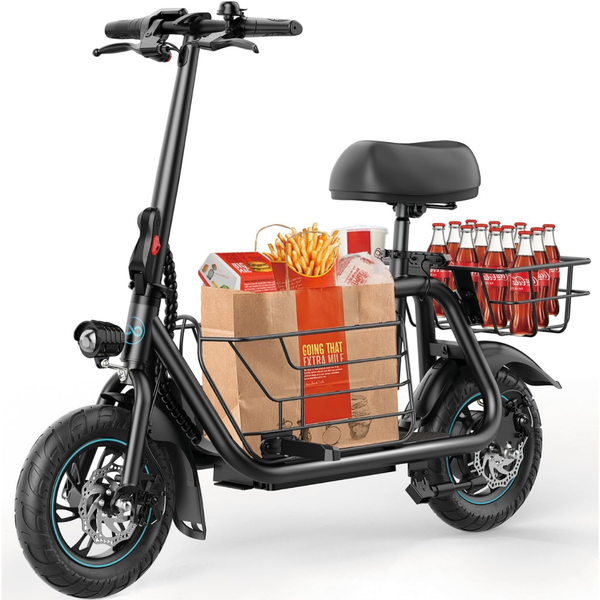 550W Motor 18.6MPH Top Speed 20 Miles Range Adults E-Scooter