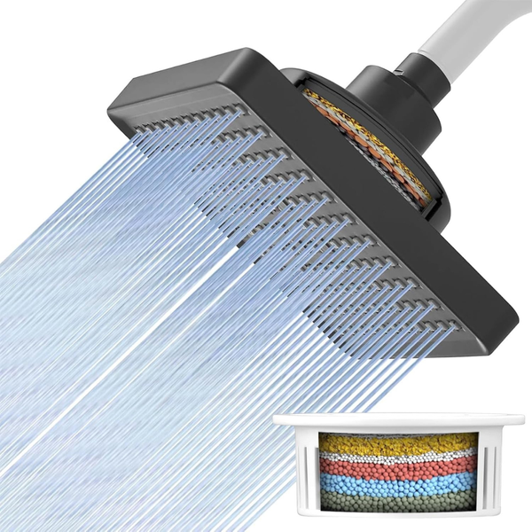 Hoimpro High Pressure Rain Shower Head Filter